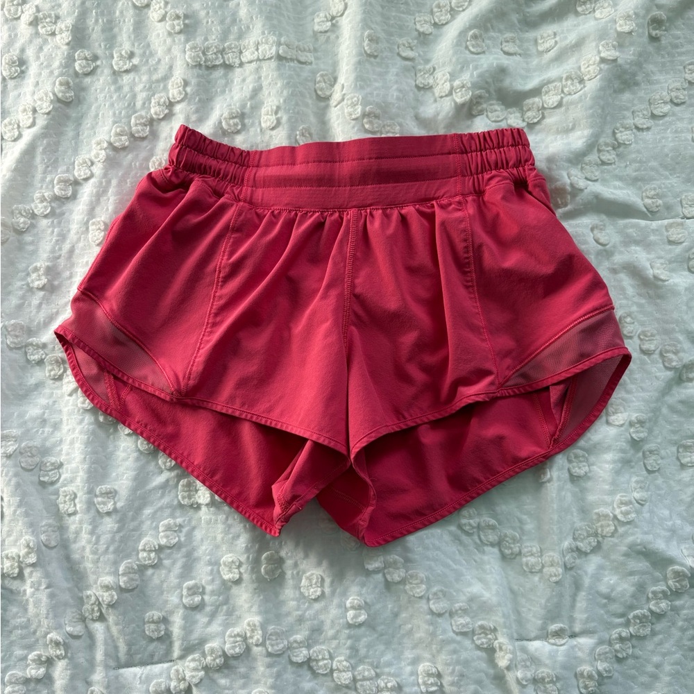 Lululemon Hotty Hot LR Pink 2.5 inch Shorts